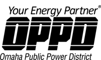 "Your Energy Partner" - Black OPPD Logo